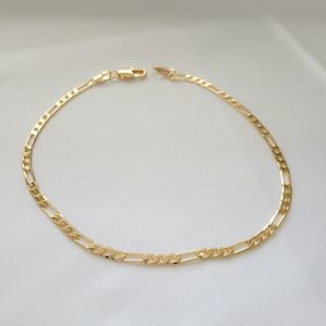 Gold Filled Figaro Chain Anklet Gold Chain Anklet Dainty Gold Anklet